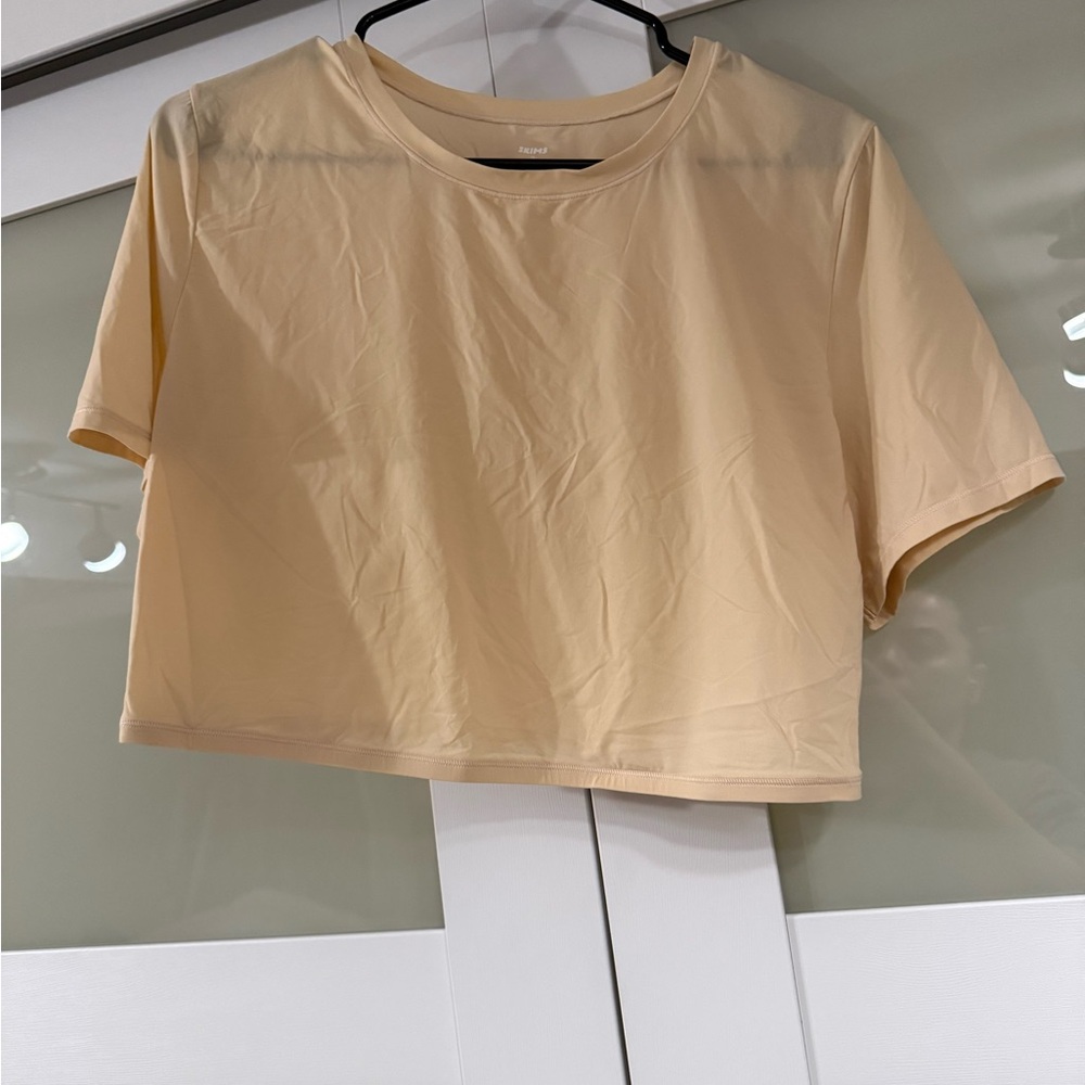 SKIMS Fits Everybody Crop Top Sand